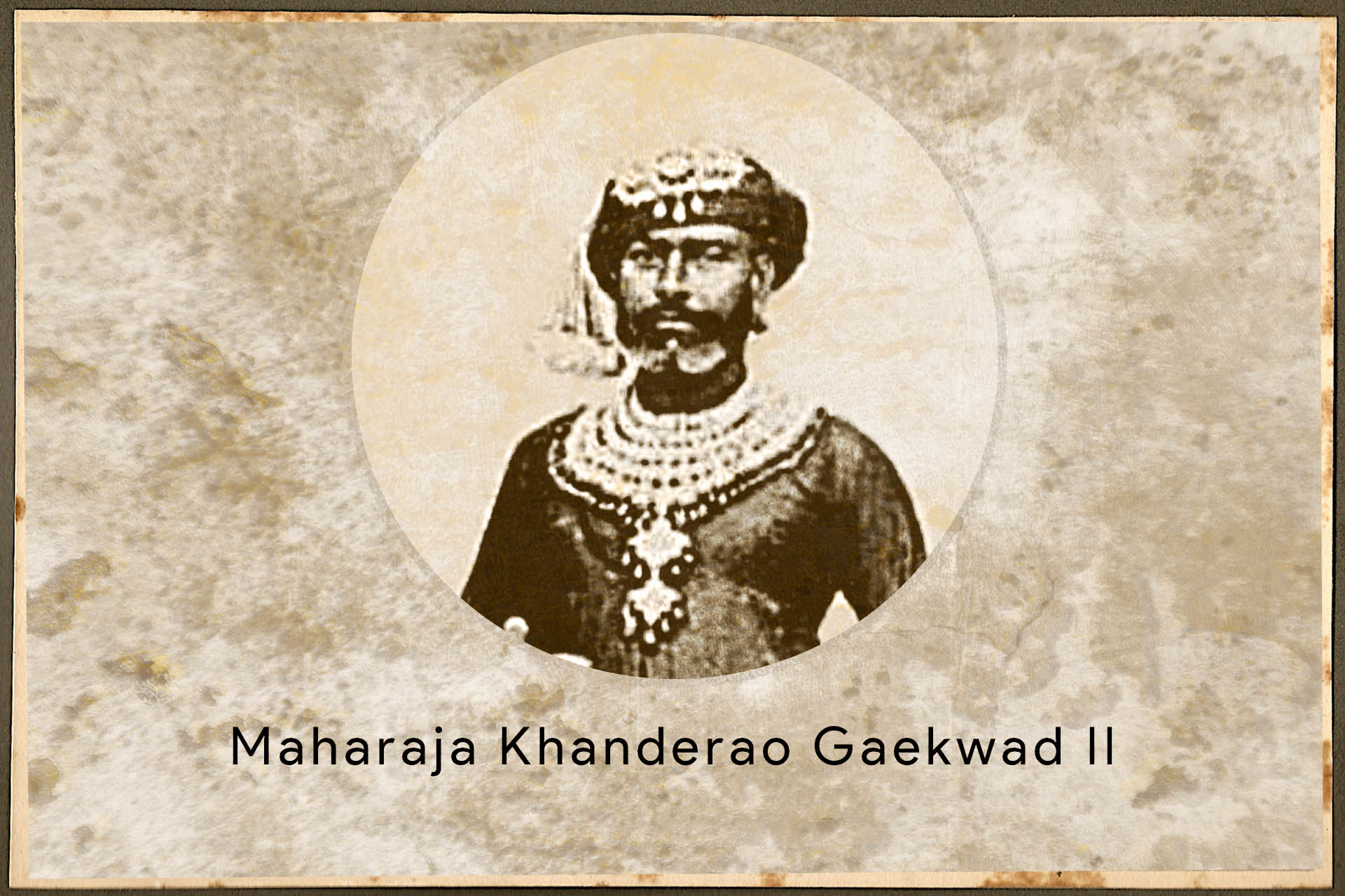 Large Portrait Of Mahraraja Sayajirao Gaekwad III Of Baroda ...